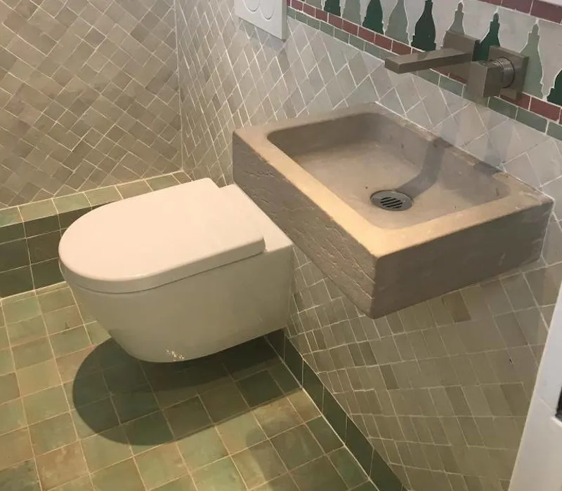 Pose de WC suspendu Geberit à Nice